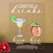 Load image into Gallery viewer, Bar Menu Signature Drinks! -Hers and His - Bar Menu Sign, Bar Sign for wedding and special events.