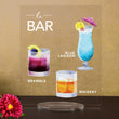 Load image into Gallery viewer, Elation Factory Co Weddings > Decorations > Signs > Wedding and Event Drink Signs Bar Menu Signature Drinks! - Ours, Hers, and His - Bar Menu Sign, Bar Sign for wedding and special events.