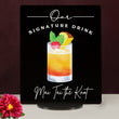 Load image into Gallery viewer, Elation Factory Co Weddings > Decorations > Signs > Wedding and Event Drink Signs Bar Menu Signature Drinks! - Ours, Hers, and His - Bar Menu Sign, Bar Sign for wedding and special events.