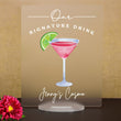 Load image into Gallery viewer, Elation Factory Co Weddings > Decorations > Signs > Wedding and Event Drink Signs Bar Menu Signature Drinks! - Ours, Hers, and His - Bar Menu Sign, Bar Sign for wedding and special events.