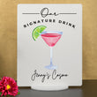 Load image into Gallery viewer, Elation Factory Co Weddings > Decorations > Signs > Wedding and Event Drink Signs Bar Menu Signature Drinks! - Ours, Hers, and His - Bar Menu Sign, Bar Sign for wedding and special events.