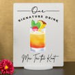 Load image into Gallery viewer, Elation Factory Co Weddings > Decorations > Signs > Wedding and Event Drink Signs Bar Menu Signature Drinks! - Ours, Hers, and His - Bar Menu Sign, Bar Sign for wedding and special events.