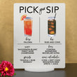Load image into Gallery viewer, Elation Factory Co Weddings > Decorations > Signs > Wedding and Event Drink Signs Bar Menu Signature Drinks! - Ours, Hers, and His - Bar Menu Sign, Bar Sign for wedding and special events.