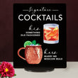 Load image into Gallery viewer, Bar Menu Signature Drinks! -Hers and His - Bar Menu Sign, Bar Sign for wedding and special events.