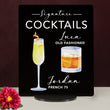 Load image into Gallery viewer, Bar Menu Signature Drinks! -Hers and His - Bar Menu Sign, Bar Sign for wedding and special events.