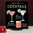 Load image into Gallery viewer, Elation Factory Co Weddings > Decorations > Signs > Wedding and Event Drink Signs Bar Menu Signature Drinks! - Ours, Hers, and His - Bar Menu Sign, Bar Sign for wedding and special events.