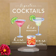 Load image into Gallery viewer, Elation Factory Co Weddings > Decorations > Signs > Wedding and Event Drink Signs Bar Menu Signature Drinks! - Ours, Hers, and His - Bar Menu Sign, Bar Sign for wedding and special events.