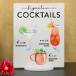 Load image into Gallery viewer, Elation Factory Co Weddings > Decorations > Signs > Wedding and Event Drink Signs Bar Menu Signature Drinks! - Ours, Hers, and His - Bar Menu Sign, Bar Sign for wedding and special events.