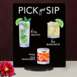 Load image into Gallery viewer, Elation Factory Co Weddings > Decorations > Signs > Wedding and Event Drink Signs Bar Menu Signature Drinks! - Ours, Hers, and His - Bar Menu Sign, Bar Sign for wedding and special events.