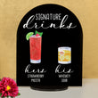 Load image into Gallery viewer, Bar Menu Signature Drinks! -Hers and His - Bar Menu Sign, Bar Sign for wedding and special events.
