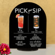 Load image into Gallery viewer, Elation Factory Co Weddings > Decorations > Signs > Wedding and Event Drink Signs Bar Menu Signature Drinks! - Ours, Hers, and His - Bar Menu Sign, Bar Sign for wedding and special events.