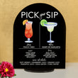 Load image into Gallery viewer, Elation Factory Co Weddings > Decorations > Signs > Wedding and Event Drink Signs Bar Menu Signature Drinks! - Ours, Hers, and His - Bar Menu Sign, Bar Sign for wedding and special events.