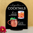 Load image into Gallery viewer, Bar Menu Signature Drinks! -Hers and His - Bar Menu Sign, Bar Sign for wedding and special events.