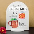 Load image into Gallery viewer, Bar Menu Signature Drinks! -Hers and His - Bar Menu Sign, Bar Sign for wedding and special events.