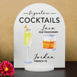 Load image into Gallery viewer, Bar Menu Signature Drinks! -Hers and His - Bar Menu Sign, Bar Sign for wedding and special events.
