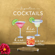 Load image into Gallery viewer, Elation Factory Co Weddings > Decorations > Signs > Wedding and Event Drink Signs Bar Menu Signature Drinks! - Ours, Hers, and His - Bar Menu Sign, Bar Sign for wedding and special events.