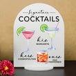 Load image into Gallery viewer, Elation Factory Co Weddings > Decorations > Signs > Wedding and Event Drink Signs Bar Menu Signature Drinks! - Ours, Hers, and His - Bar Menu Sign, Bar Sign for wedding and special events.