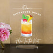 Load image into Gallery viewer, Elation Factory Co Weddings > Decorations > Signs > Wedding and Event Drink Signs Bar Menu Signature Drinks! - Ours, Hers, and His - Bar Menu Sign, Bar Sign for wedding and special events.