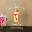 Load image into Gallery viewer, Elation Factory Co Weddings > Decorations > Signs > Wedding and Event Drink Signs Bar Menu Signature Drinks! - Ours, Hers, and His - Bar Menu Sign, Bar Sign for wedding and special events.
