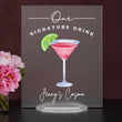Load image into Gallery viewer, Elation Factory Co Weddings > Decorations > Signs > Wedding and Event Drink Signs Bar Menu Signature Drinks! - Ours, Hers, and His - Bar Menu Sign, Bar Sign for wedding and special events.