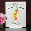 Load image into Gallery viewer, Elation Factory Co Weddings > Decorations > Signs > Wedding and Event Drink Signs Bar Menu Signature Drinks! - Ours, Hers, and His - Bar Menu Sign, Bar Sign for wedding and special events.