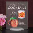 Load image into Gallery viewer, Bar Menu Signature Drinks! -Hers and His - Bar Menu Sign, Bar Sign for wedding and special events.