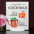 Load image into Gallery viewer, Bar Menu Signature Drinks! -Hers and His - Bar Menu Sign, Bar Sign for wedding and special events.