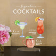 Load image into Gallery viewer, Elation Factory Co Weddings > Decorations > Signs > Wedding and Event Drink Signs Bar Menu Signature Drinks! - Ours, Hers, and His - Bar Menu Sign, Bar Sign for wedding and special events.