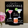 Load image into Gallery viewer, Elation Factory Co Weddings > Decorations > Signs > Wedding and Event Drink Signs Bar Menu Signature Drinks! - Ours, Hers, and His - Bar Menu Sign, Bar Sign for wedding and special events.