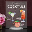 Load image into Gallery viewer, Elation Factory Co Weddings > Decorations > Signs > Wedding and Event Drink Signs Bar Menu Signature Drinks! - Ours, Hers, and His - Bar Menu Sign, Bar Sign for wedding and special events.