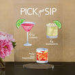 Load image into Gallery viewer, Elation Factory Co Weddings > Decorations > Signs > Wedding and Event Drink Signs Bar Menu Signature Drinks! - Ours, Hers, and His - Bar Menu Sign, Bar Sign for wedding and special events.