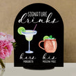 Load image into Gallery viewer, Bar Menu Signature Drinks! -Hers and His - Bar Menu Sign, Bar Sign for wedding and special events.