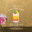 Load image into Gallery viewer, Elation Factory Co Weddings > Decorations > Signs > Wedding and Event Drink Signs Bar Menu Signature Drinks! - Ours, Hers, and His - Bar Menu Sign, Bar Sign for wedding and special events.