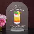 Load image into Gallery viewer, Elation Factory Co Weddings > Decorations > Signs > Wedding and Event Drink Signs Bar Menu Signature Drinks! - Ours, Hers, and His - Bar Menu Sign, Bar Sign for wedding and special events.