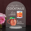 Load image into Gallery viewer, Bar Menu Signature Drinks! -Hers and His - Bar Menu Sign, Bar Sign for wedding and special events.