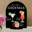 Load image into Gallery viewer, Elation Factory Co Weddings > Decorations > Signs > Wedding and Event Drink Signs Bar Menu Signature Drinks! - Ours, Hers, and His - Bar Menu Sign, Bar Sign for wedding and special events.