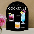 Load image into Gallery viewer, Elation Factory Co Weddings > Decorations > Signs > Wedding and Event Drink Signs Bar Menu Signature Drinks! - Ours, Hers, and His - Bar Menu Sign, Bar Sign for wedding and special events.