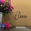 Load image into Gallery viewer, Hexagon Custom Color Table Numbers with stand