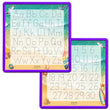 Load image into Gallery viewer, Kid's Name Tracing Board | Dry Erase Letter Tracing | Reusable Name Tracing Board | Letter Tracing Board | Personalized | Day At The Beach Theme Elation Factory Co Berry-Purple-Alphabet-and-Numbers-1-30