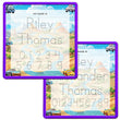 Load image into Gallery viewer, Kid's Name Tracing Board | Dry Erase Letter Tracing | Reusable Name Tracing Board | Letter Tracing Board | Personalized | Car Friends Theme