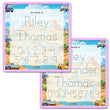 Load image into Gallery viewer, Kid's Name Tracing Board | Dry Erase Letter Tracing | Reusable Name Tracing Board | Letter Tracing Board | Personalized | Car Friends Theme