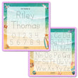 Load image into Gallery viewer, Kid's Name Tracing Board | Dry Erase Letter Tracing | Reusable Name Tracing Board | Letter Tracing Board | Personalized | Day At The Beach Theme