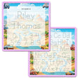 Load image into Gallery viewer, Kid's Name Tracing Board | Dry Erase Letter Tracing | Reusable Name Tracing Board | Letter Tracing Board | Personalized | Car Friends Theme