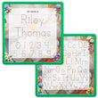 Load image into Gallery viewer, Kid's Name Tracing Board | Dry Erase Letter Tracing | Reusable Name Tracing Board | Letter Tracing Board | Personalized | Flowers Theme