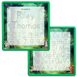 Load image into Gallery viewer, Kid's Name Tracing Board | Dry Erase Letter Tracing | Reusable Name Tracing Board | Letter Tracing Board | Personalized | Forest Friends Theme