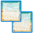 Load image into Gallery viewer, Kid's Name Tracing Board | Dry Erase Letter Tracing | Reusable Name Tracing Board | Letter Tracing Board | Personalized | Day At The Beach Theme