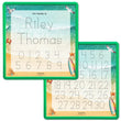 Load image into Gallery viewer, Kid's Name Tracing Board | Dry Erase Letter Tracing | Reusable Name Tracing Board | Letter Tracing Board | Personalized | Day At The Beach Theme