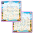 Load image into Gallery viewer, Kid's Name Tracing Board | Dry Erase Letter Tracing | Reusable Name Tracing Board | Letter Tracing Board | Personalized | Car Friends Theme