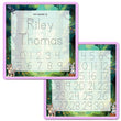 Load image into Gallery viewer, Kid's Name Tracing Board | Dry Erase Letter Tracing | Reusable Name Tracing Board | Letter Tracing Board | Personalized | Forest Friends Theme