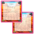 Load image into Gallery viewer, Kid's Name Tracing Board | Dry Erase Letter Tracing | Reusable Name Tracing Board | Letter Tracing Board | Personalized | Monster Truck Theme